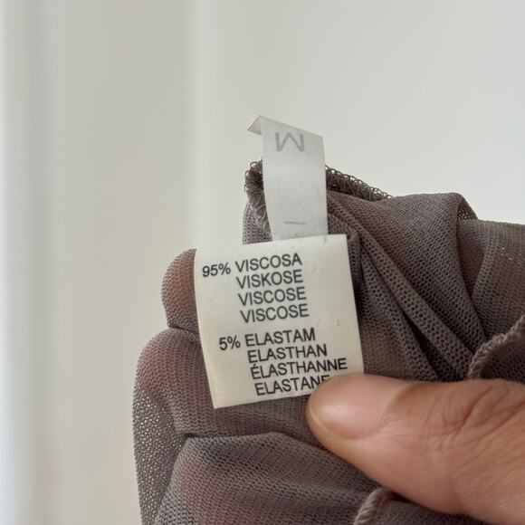 Italian Vintage Viscose Ruffle Twinset Top (M/L) - Picture 9 of 10